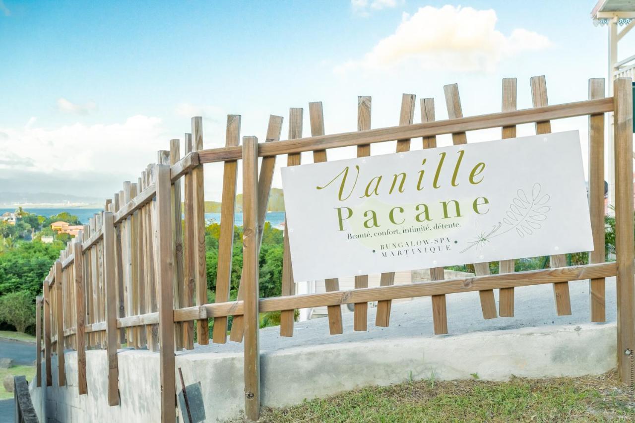 Bungalow Vanille Pacane - Vue Mer Avec Spa Prive Les Trois-Ilets Exterior photo