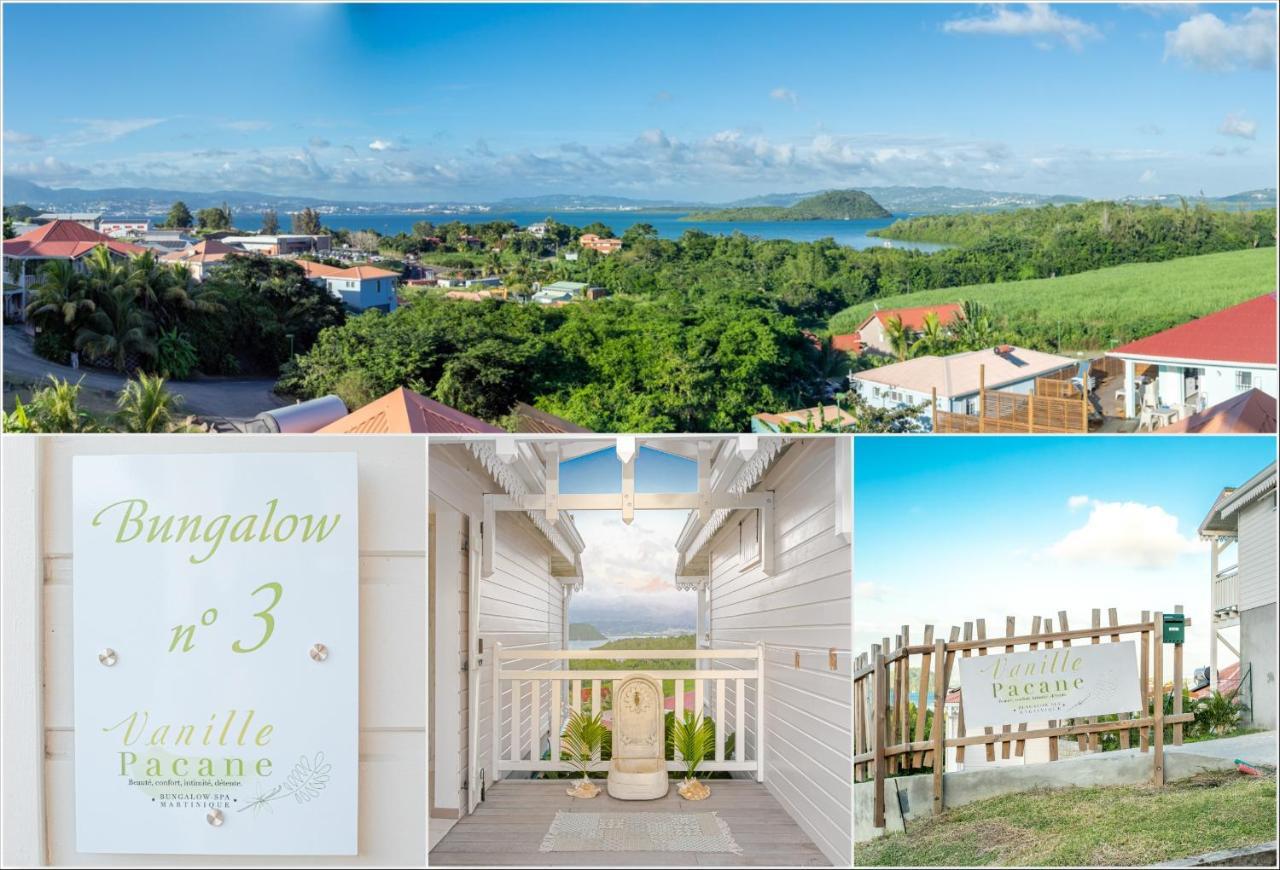 Bungalow Vanille Pacane - Vue Mer Avec Spa Prive Les Trois-Ilets Exterior photo
