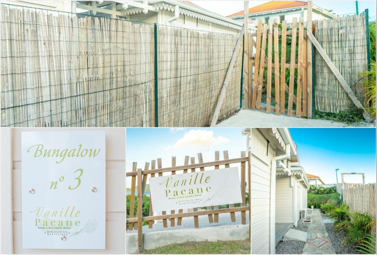 Bungalow Vanille Pacane - Vue Mer Avec Spa Prive Les Trois-Ilets Exterior photo